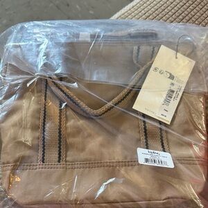 Kipling Beige Tote with Black trim